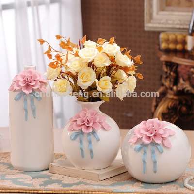 wholesale 6-pieces set ceramic porcelain home accent bud vase small for desktop