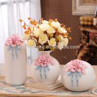 wholesale 6-pieces set ceramic porcelain home accent bud vase small for desktop