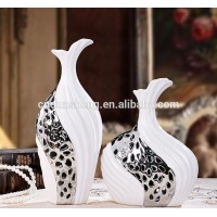 wholesale 2-pieces wedding cutwork flower vase gorgeous design