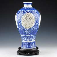 Chinese Blue and White Porcelain Flower Vase For Retail and Wholesale